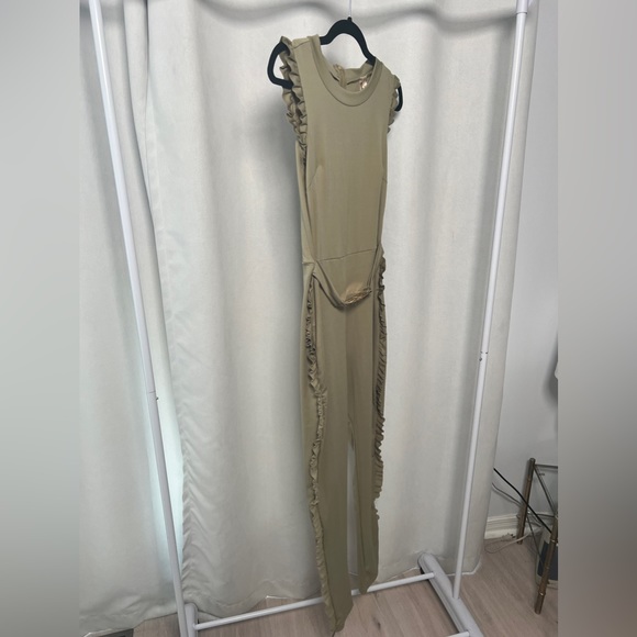 Olive Green Sexy One-Piece - Picture 8 of 8